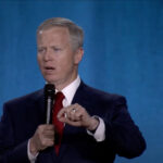 George Brauchler speaking at the Western Conservative Summit in 2018